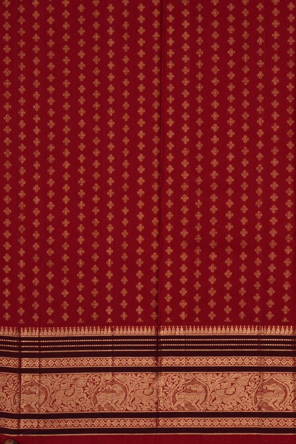 Image of South Silk Red Saree